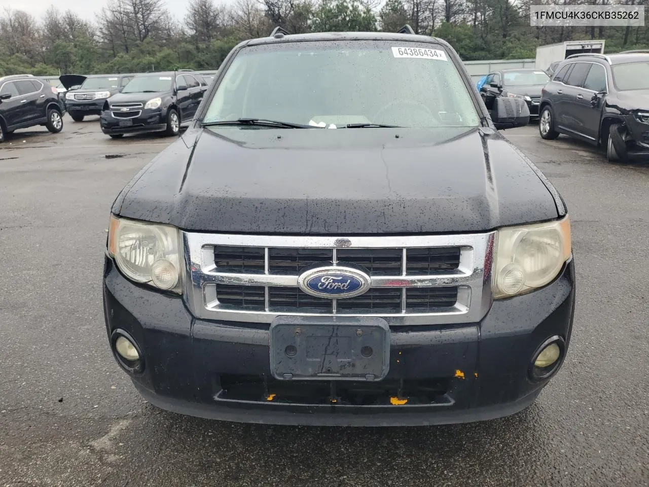 2012 Ford Escape Hybrid VIN: 1FMCU4K36CKB35262 Lot: 64386434