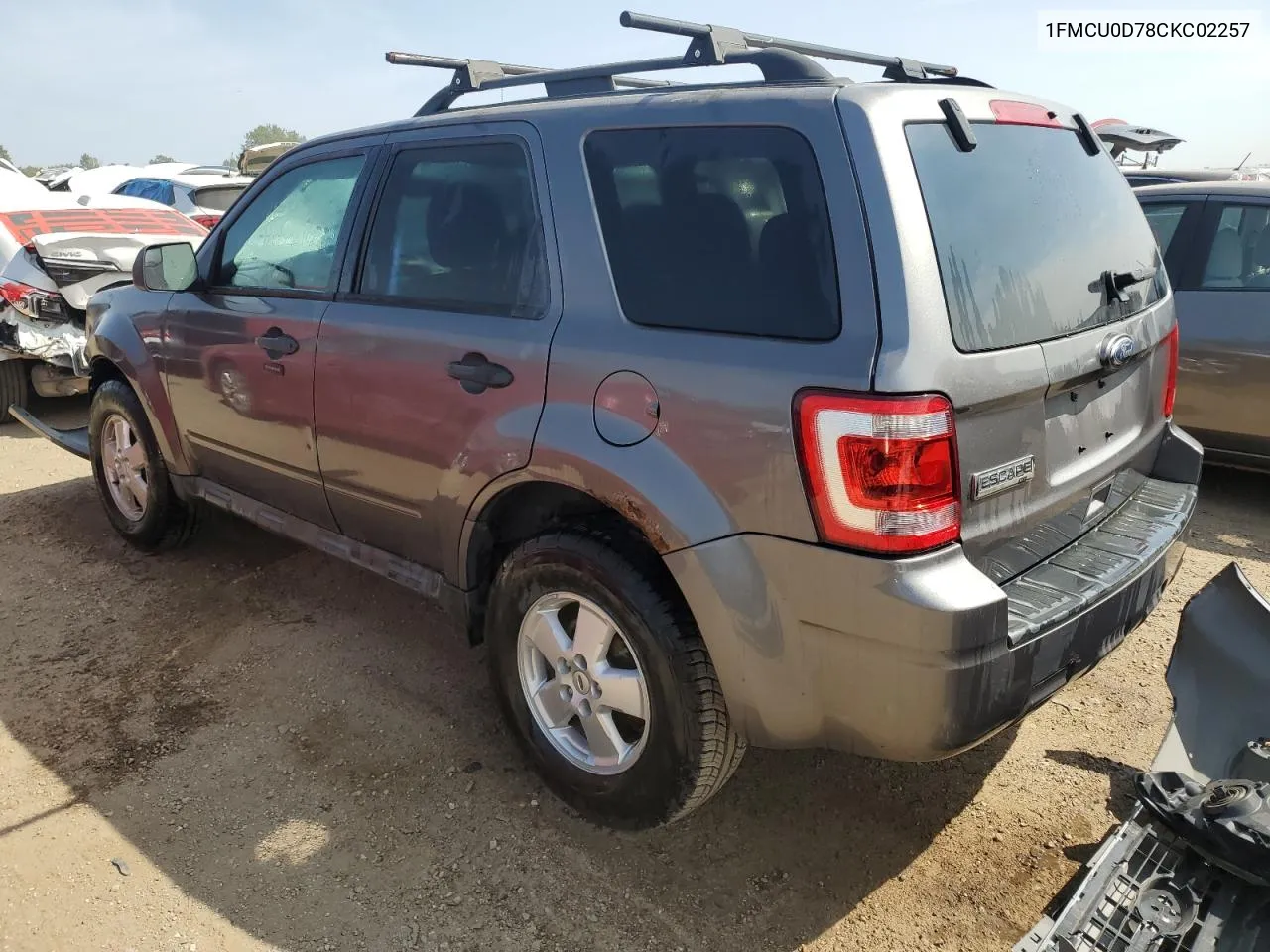 2012 Ford Escape Xlt VIN: 1FMCU0D78CKC02257 Lot: 68568334