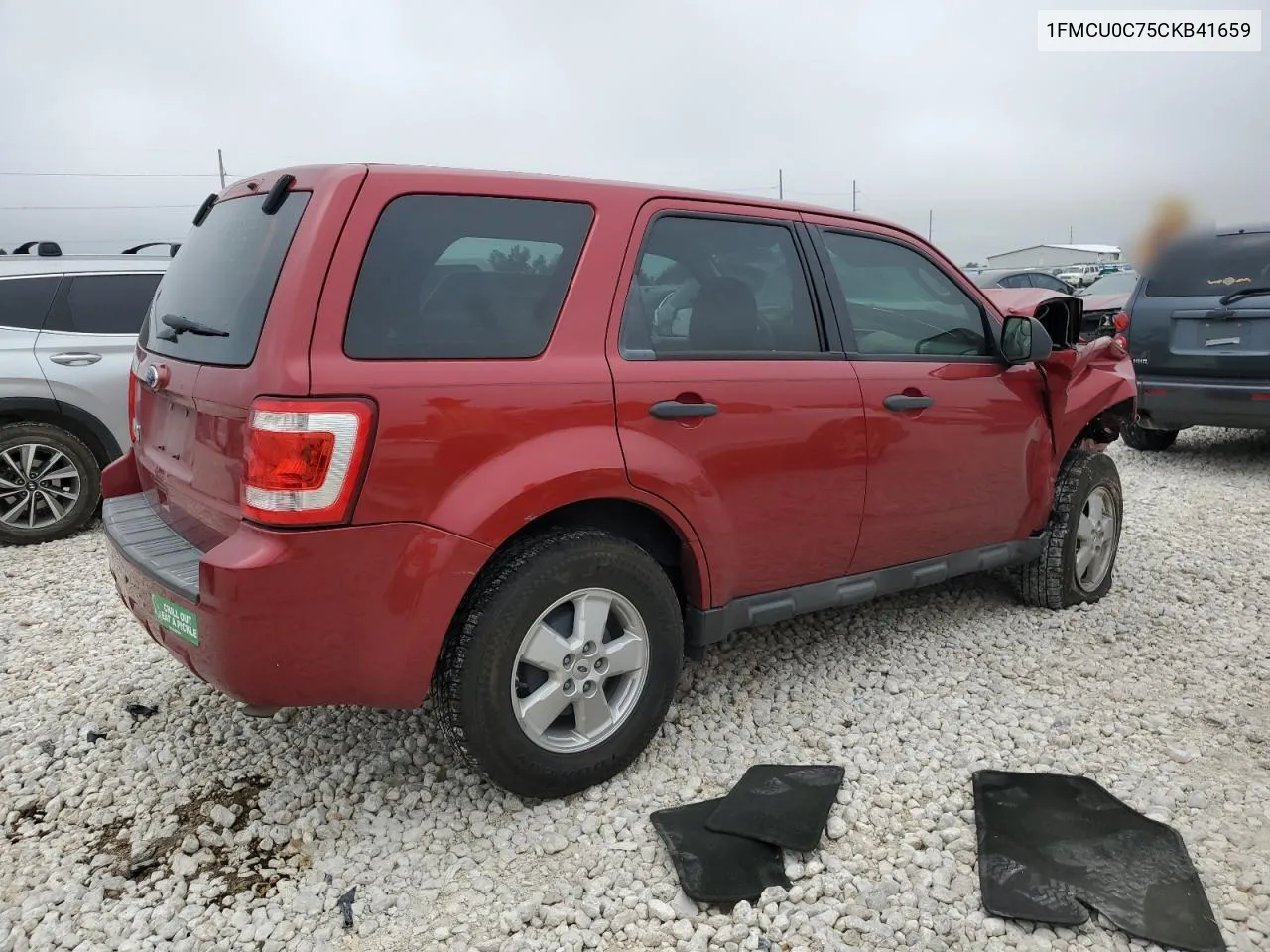 2012 Ford Escape Xls VIN: 1FMCU0C75CKB41659 Lot: 69281964