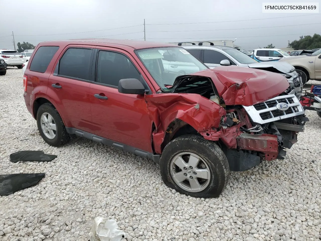 2012 Ford Escape Xls VIN: 1FMCU0C75CKB41659 Lot: 69281964