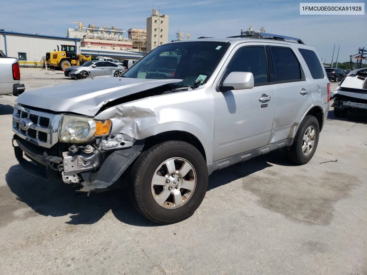 2012 Ford Escape Limited VIN: 1FMCU0EG0CKA91928 Lot: 69779174