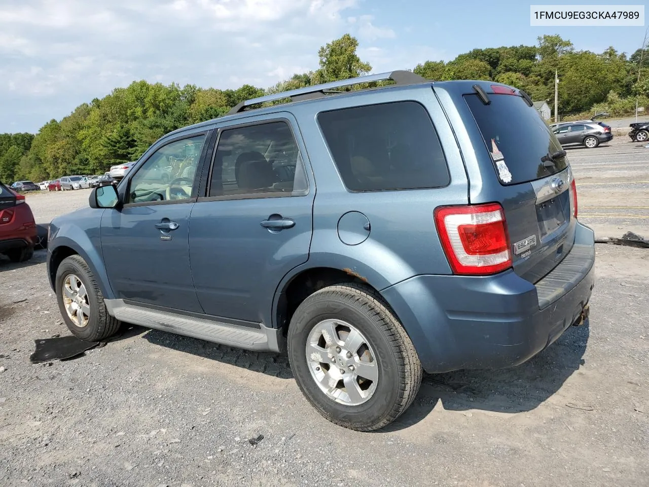 2012 Ford Escape Limited VIN: 1FMCU9EG3CKA47989 Lot: 70139184