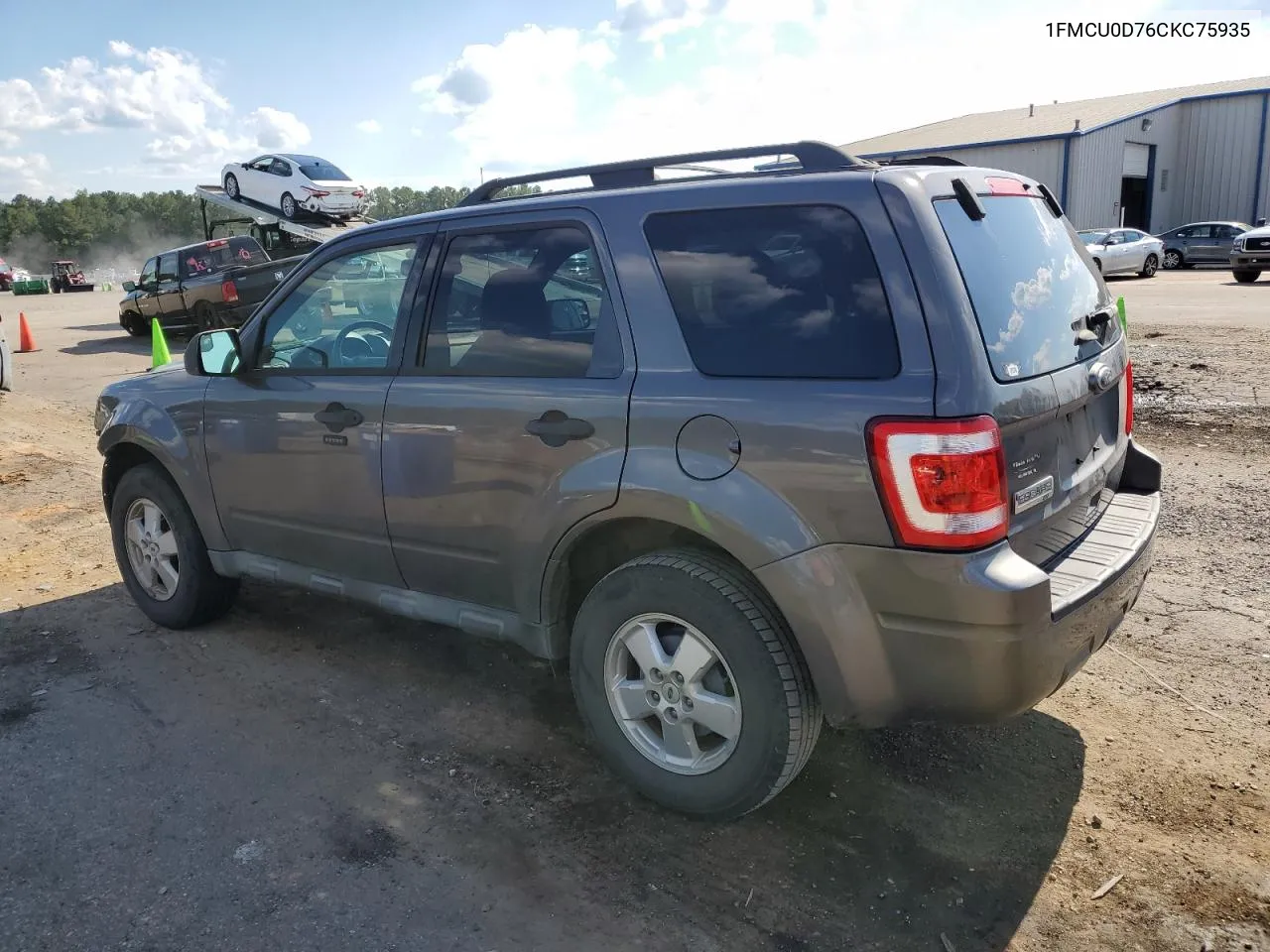 2012 Ford Escape Xlt VIN: 1FMCU0D76CKC75935 Lot: 70853384