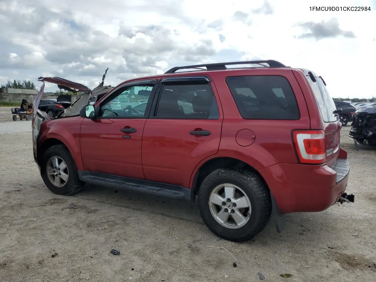 2012 Ford Escape Xlt VIN: 1FMCU9DG1CKC22984 Lot: 70890164