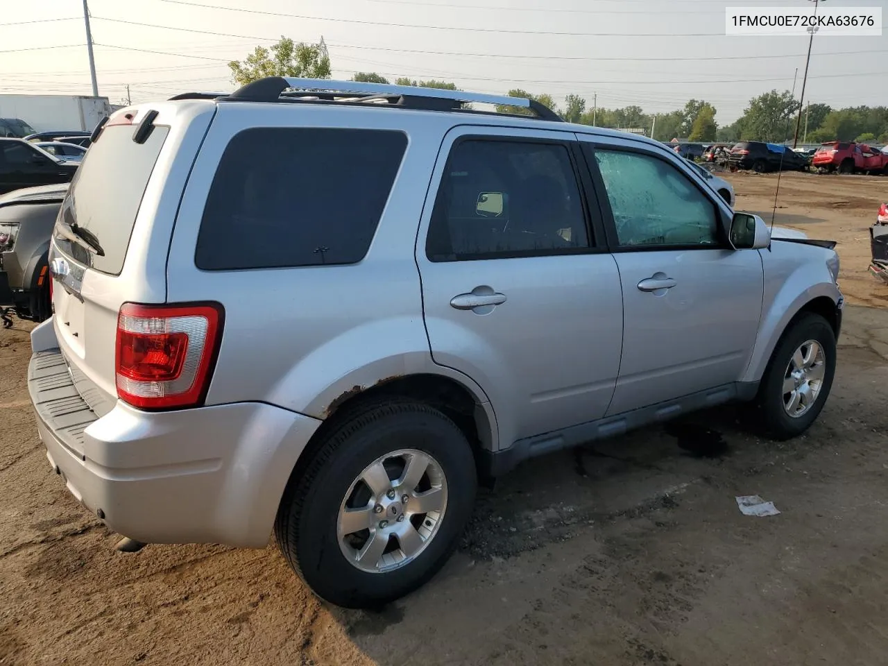 2012 Ford Escape Limited VIN: 1FMCU0E72CKA63676 Lot: 70991664