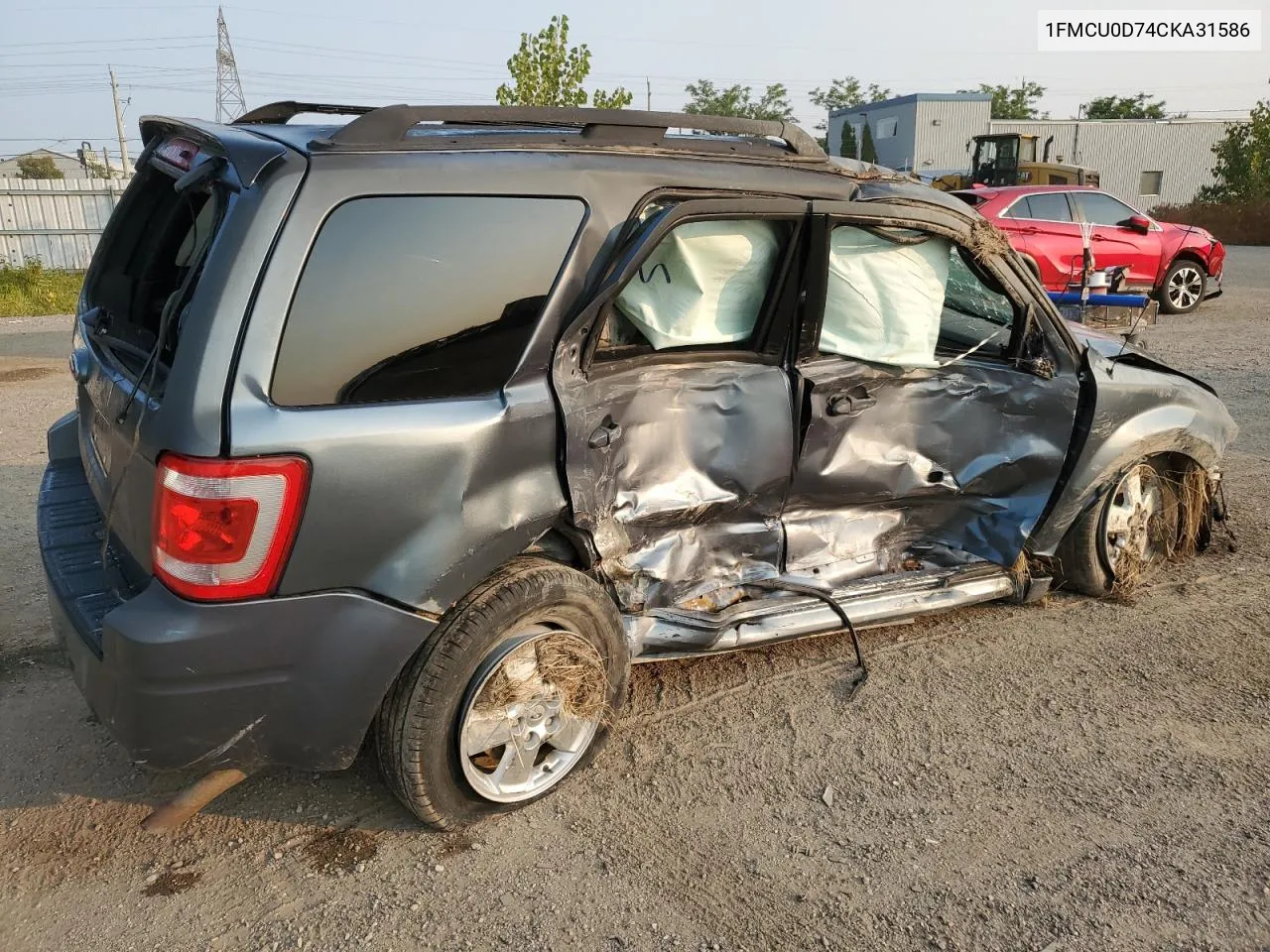 2012 Ford Escape Xlt VIN: 1FMCU0D74CKA31586 Lot: 71173964