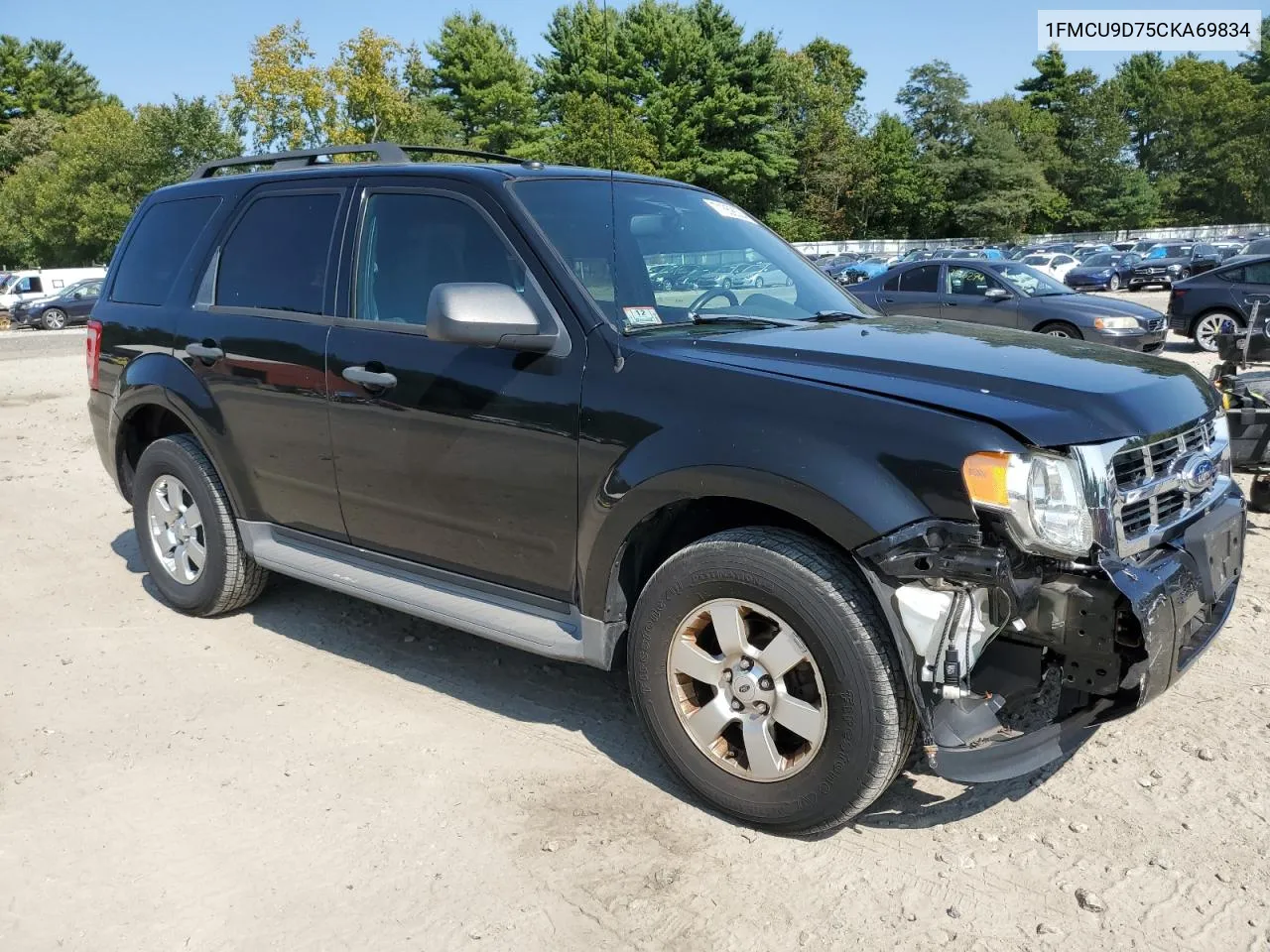 2012 Ford Escape Xlt VIN: 1FMCU9D75CKA69834 Lot: 71358504