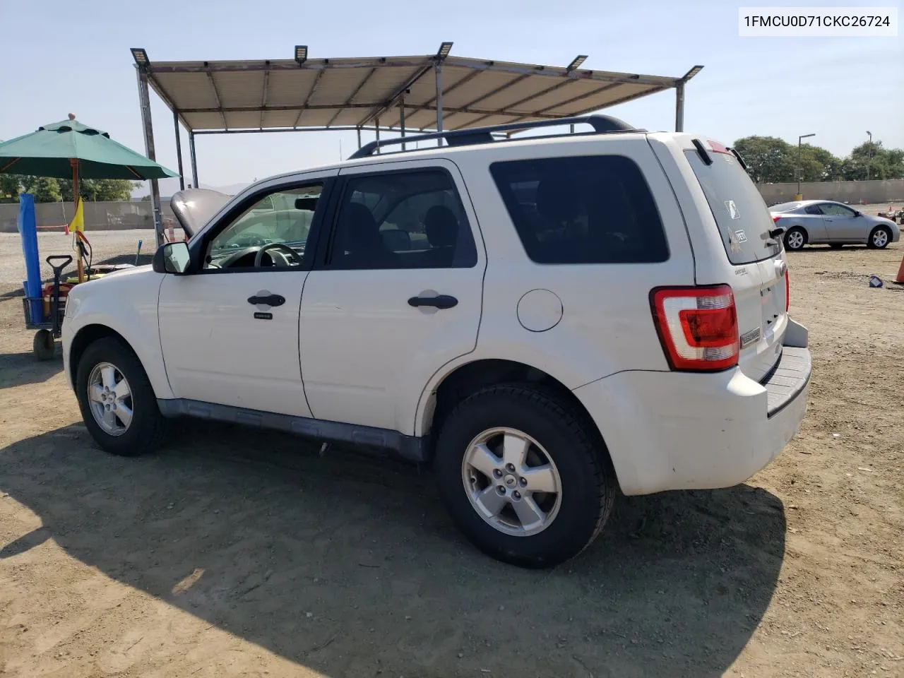 2012 Ford Escape Xlt VIN: 1FMCU0D71CKC26724 Lot: 71639114