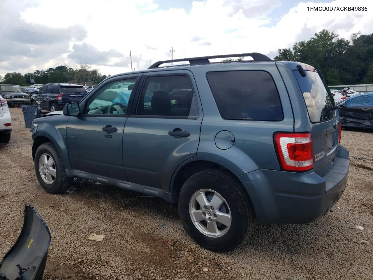 2012 Ford Escape Xlt VIN: 1FMCU0D7XCKB49836 Lot: 71830434