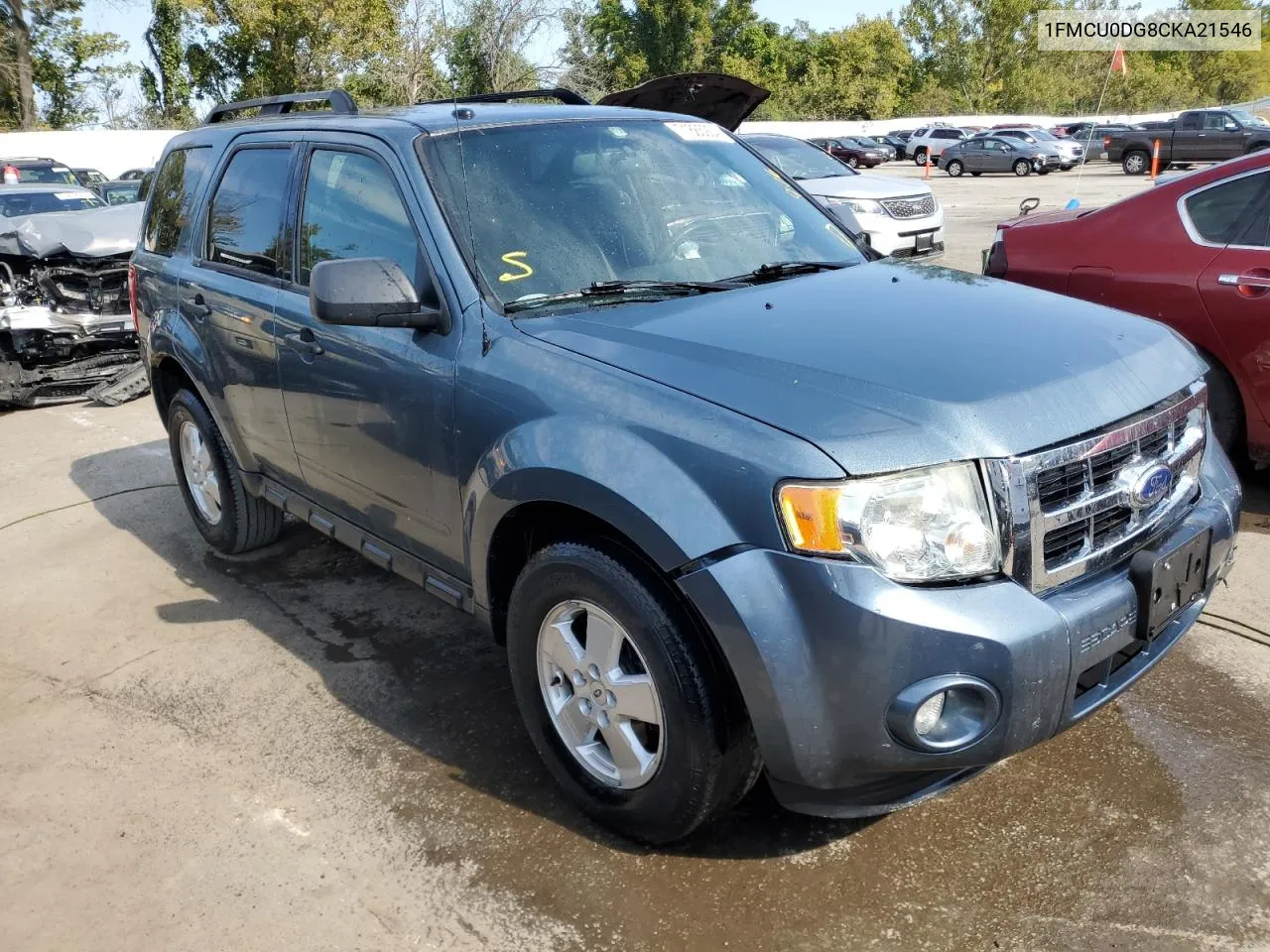 2012 Ford Escape Xlt VIN: 1FMCU0DG8CKA21546 Lot: 71885934