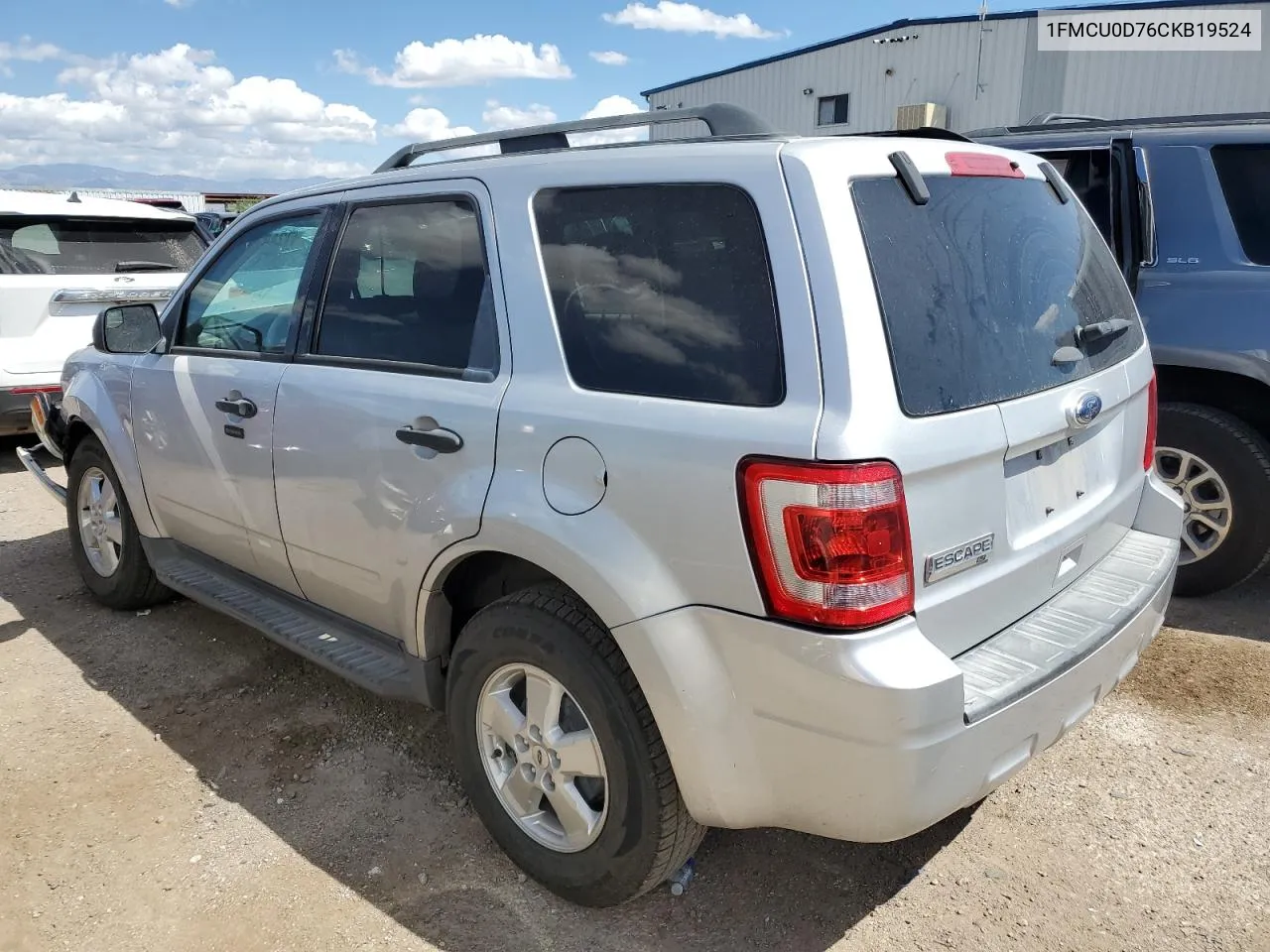 2012 Ford Escape Xlt VIN: 1FMCU0D76CKB19524 Lot: 72441854