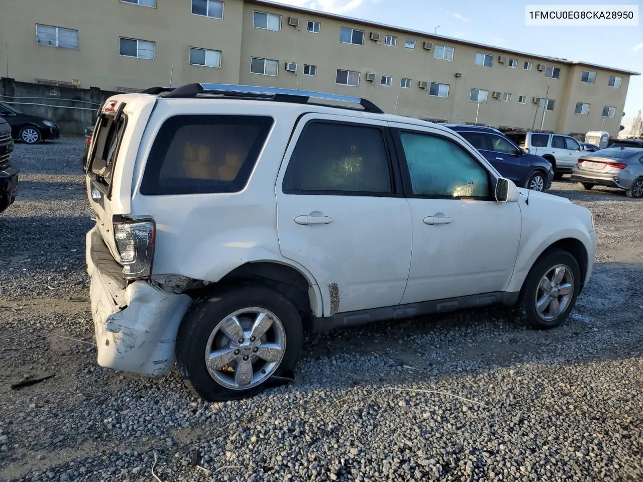 2012 Ford Escape Limited VIN: 1FMCU0EG8CKA28950 Lot: 72460074