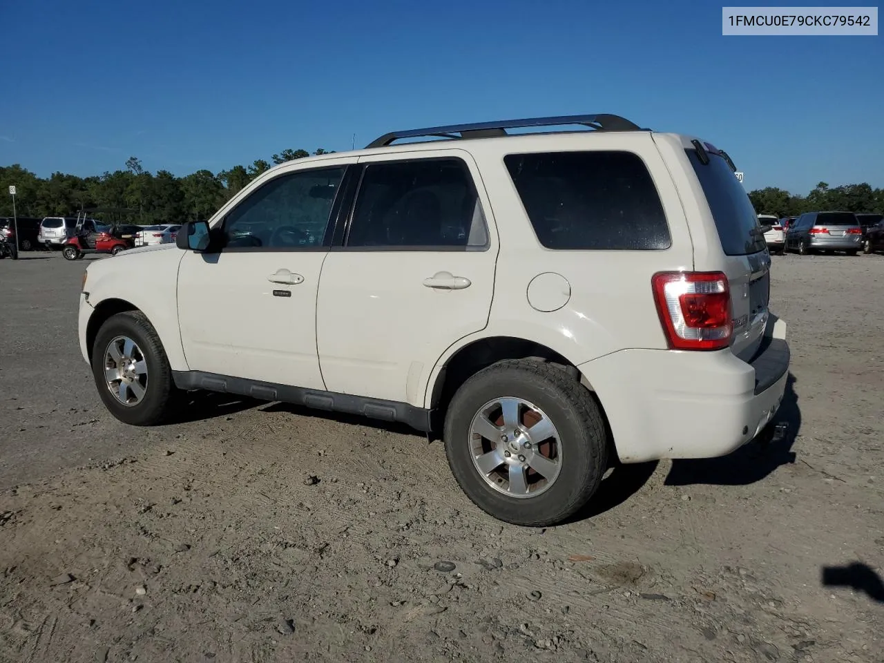 2012 Ford Escape Limited VIN: 1FMCU0E79CKC79542 Lot: 72805434