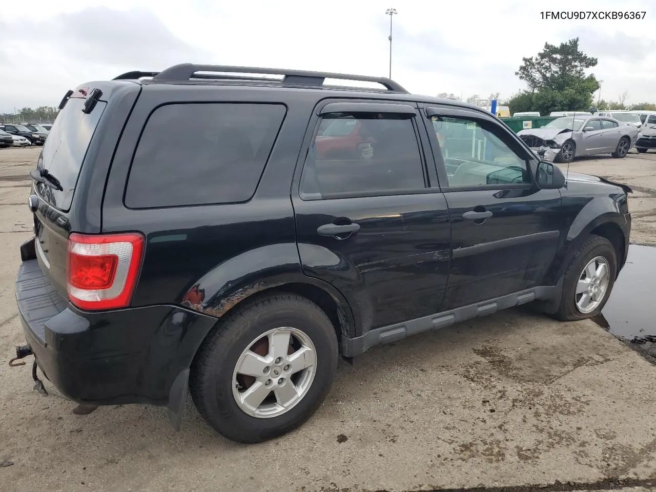 2012 Ford Escape Xlt VIN: 1FMCU9D7XCKB96367 Lot: 73036534