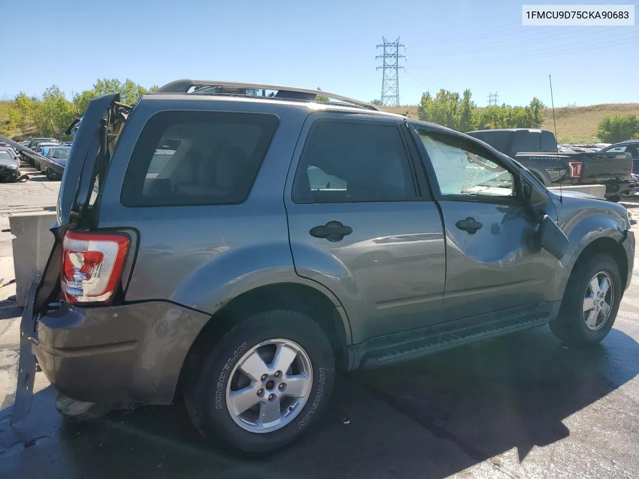 2012 Ford Escape Xlt VIN: 1FMCU9D75CKA90683 Lot: 73110644