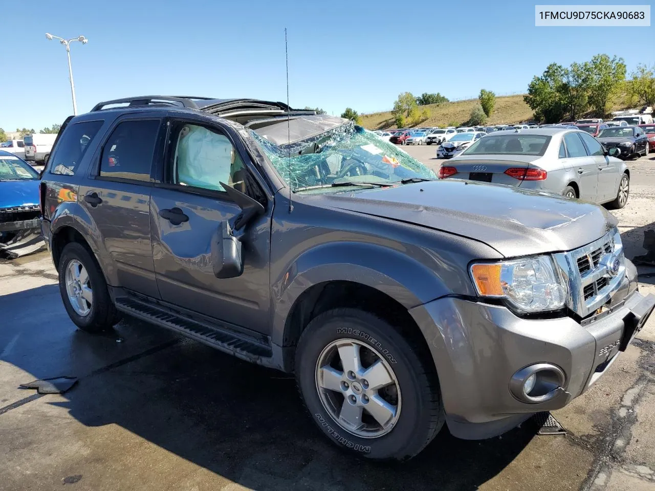 2012 Ford Escape Xlt VIN: 1FMCU9D75CKA90683 Lot: 73110644