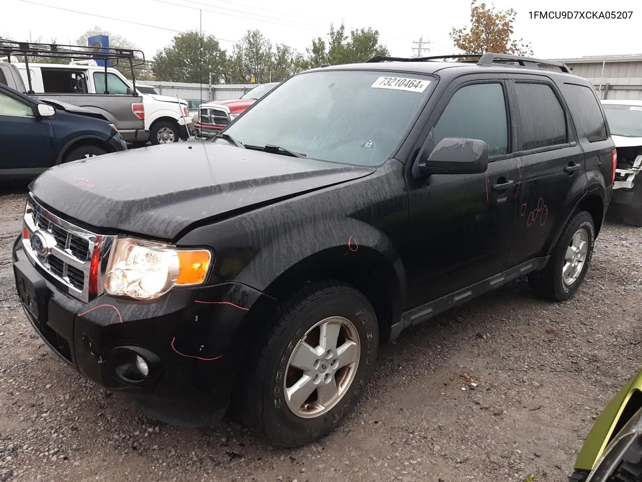 2012 Ford Escape Xlt VIN: 1FMCU9D7XCKA05207 Lot: 73210464