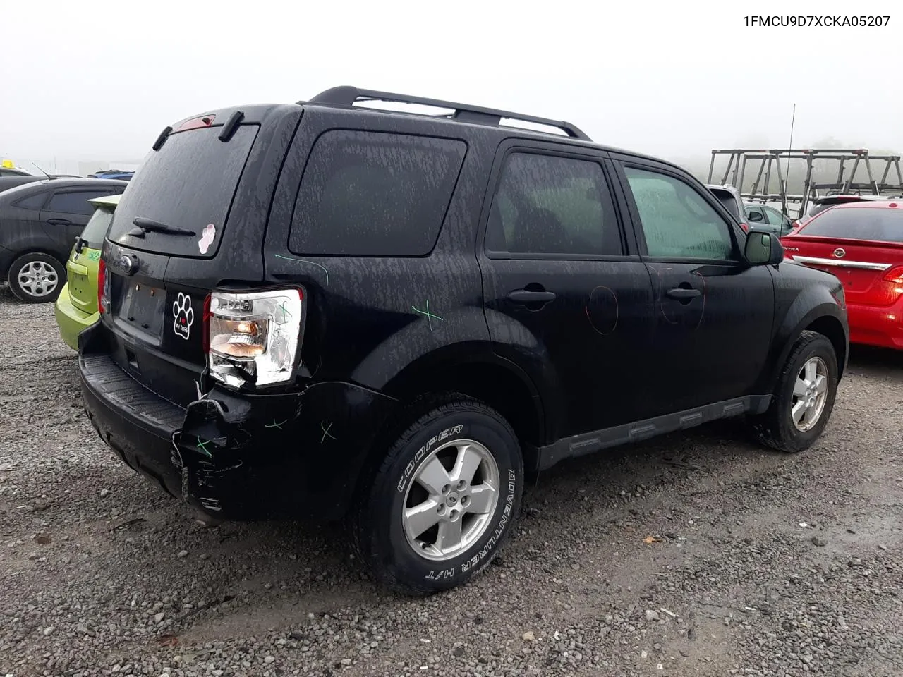 2012 Ford Escape Xlt VIN: 1FMCU9D7XCKA05207 Lot: 73210464