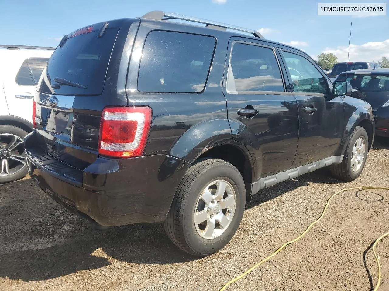 2012 Ford Escape Limited VIN: 1FMCU9E77CKC52635 Lot: 73577604