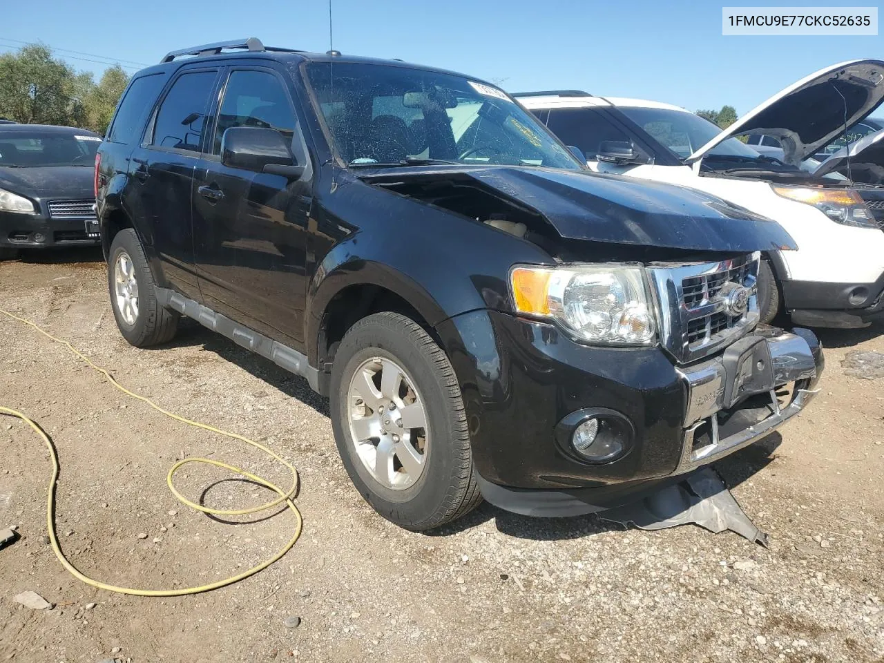 2012 Ford Escape Limited VIN: 1FMCU9E77CKC52635 Lot: 73577604