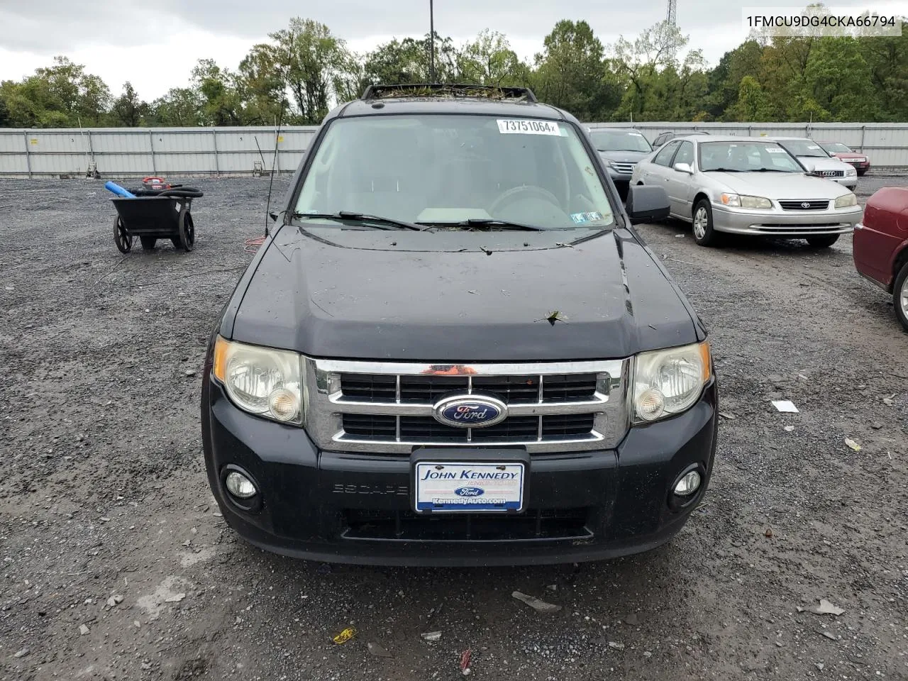 2012 Ford Escape Xlt VIN: 1FMCU9DG4CKA66794 Lot: 73751064