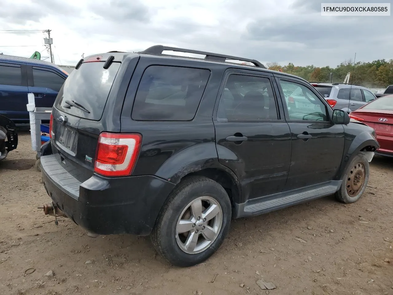 2012 Ford Escape Xlt VIN: 1FMCU9DGXCKA80585 Lot: 73846514