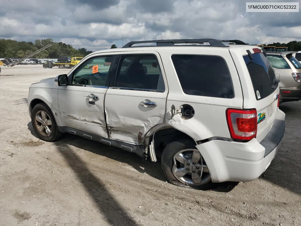 2012 Ford Escape Xlt VIN: 1FMCU0D71CKC52322 Lot: 73946574