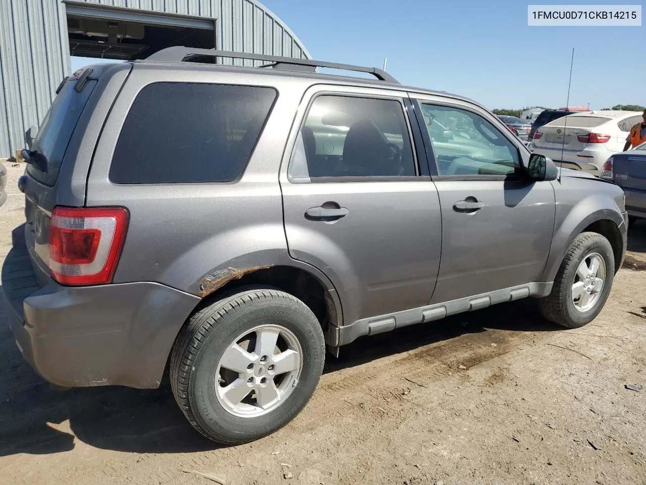 2012 Ford Escape Xlt VIN: 1FMCU0D71CKB14215 Lot: 73959424