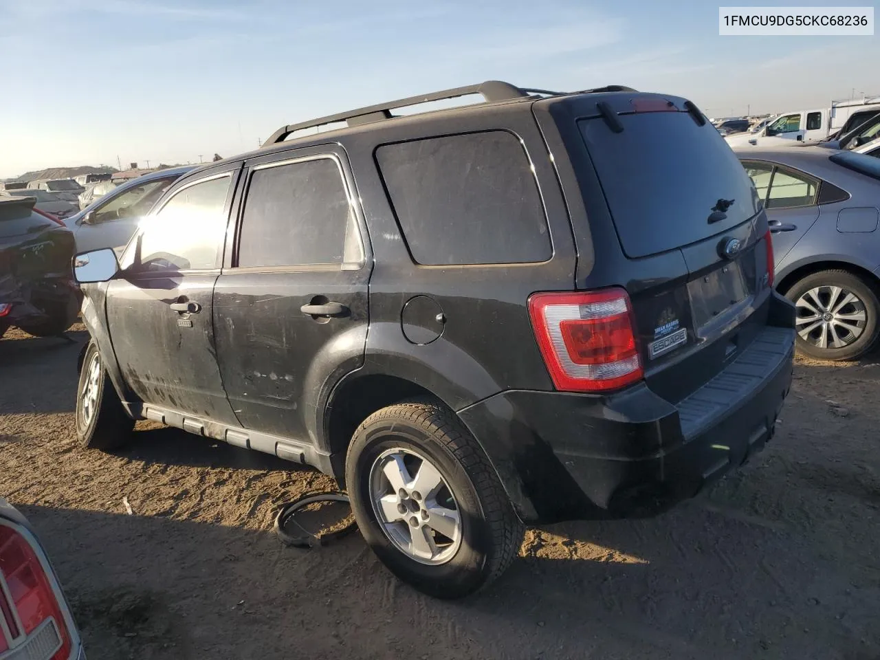 2012 Ford Escape Xlt VIN: 1FMCU9DG5CKC68236 Lot: 74039054