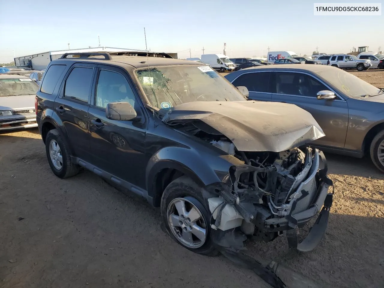 2012 Ford Escape Xlt VIN: 1FMCU9DG5CKC68236 Lot: 74039054