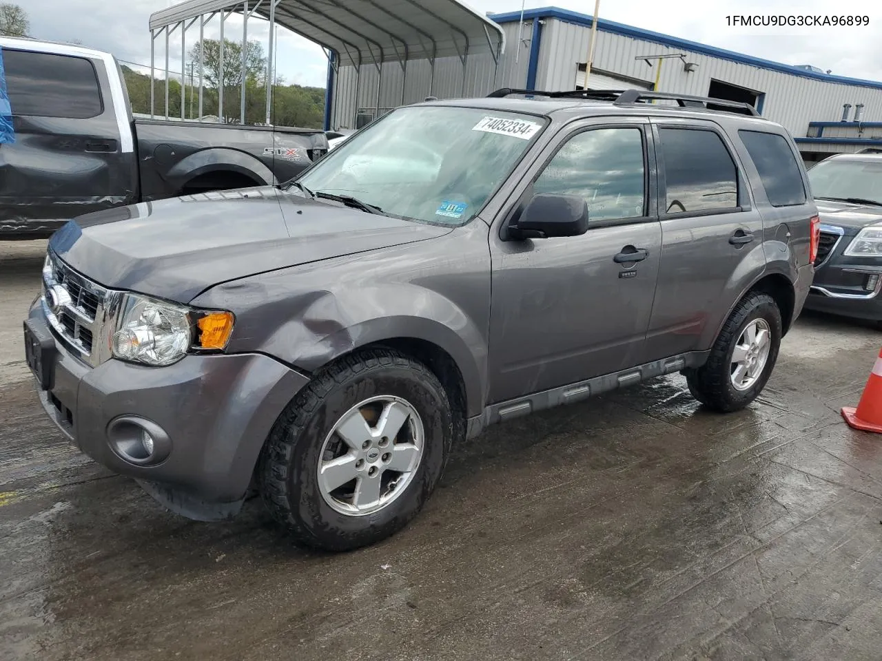 2012 Ford Escape Xlt VIN: 1FMCU9DG3CKA96899 Lot: 74052334