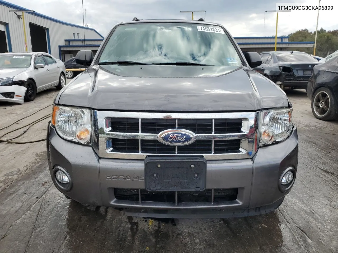 2012 Ford Escape Xlt VIN: 1FMCU9DG3CKA96899 Lot: 74052334