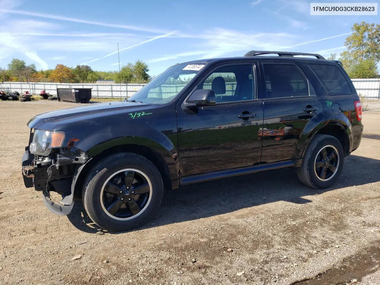 2012 Ford Escape Xlt VIN: 1FMCU9DG3CKB28623 Lot: 74106574