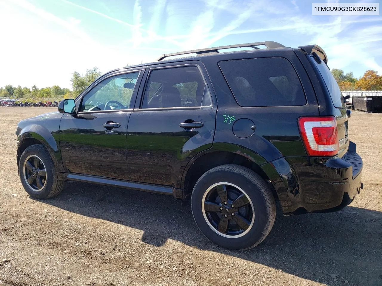 2012 Ford Escape Xlt VIN: 1FMCU9DG3CKB28623 Lot: 74106574