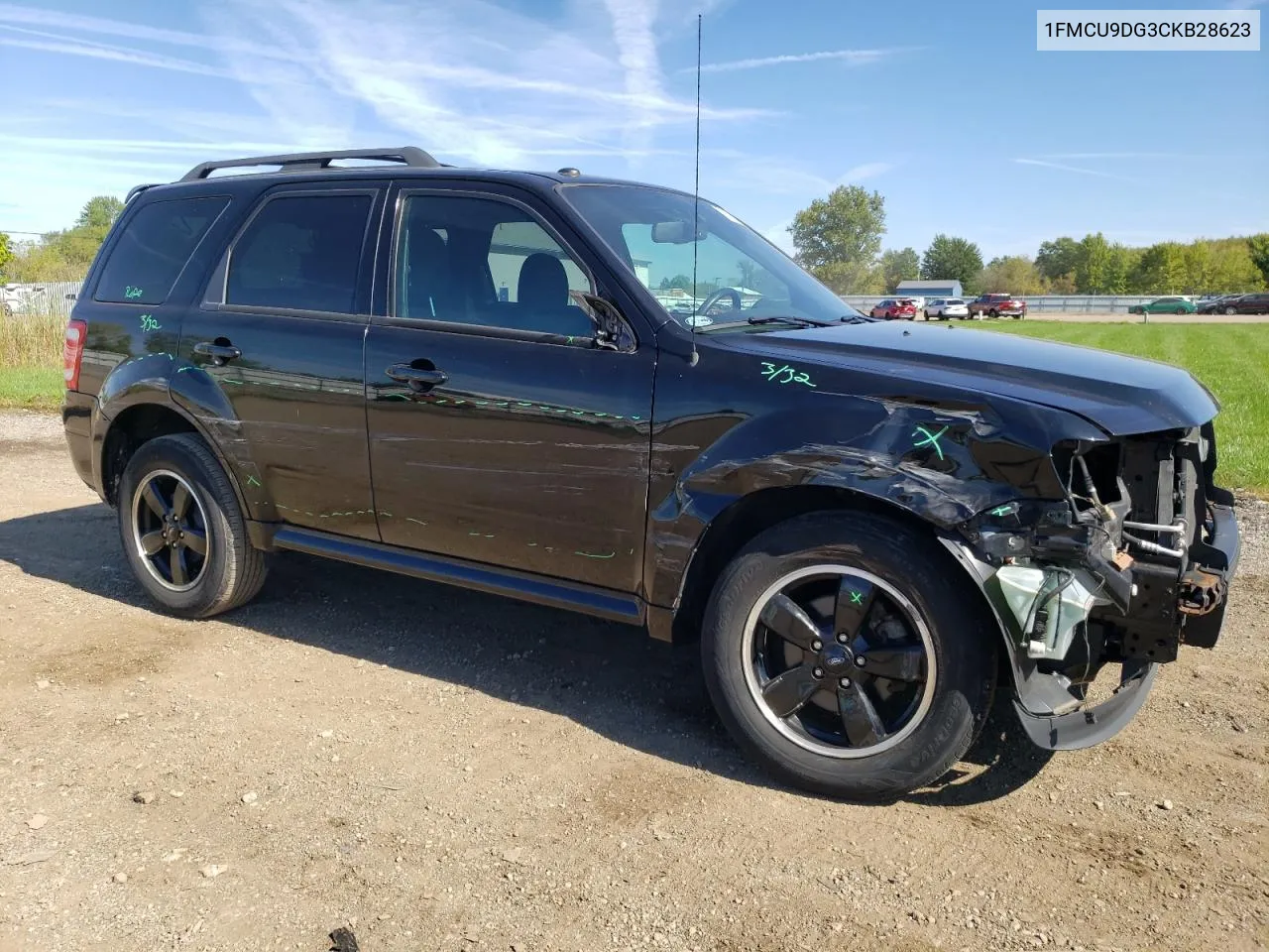 2012 Ford Escape Xlt VIN: 1FMCU9DG3CKB28623 Lot: 74106574