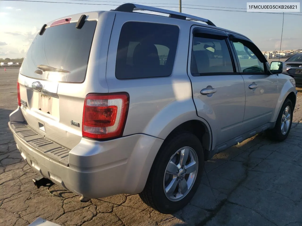 2012 Ford Escape Limited VIN: 1FMCU0EG5CKB26821 Lot: 74223514