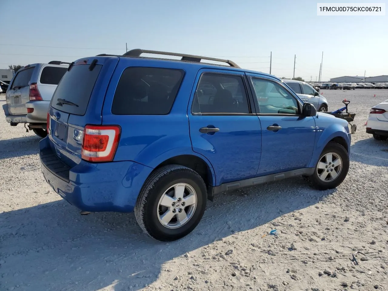 2012 Ford Escape Xlt VIN: 1FMCU0D75CKC06721 Lot: 74763934