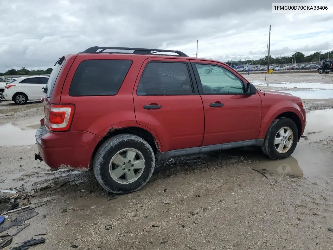 2012 Ford Escape Xlt VIN: 1FMCU0D70CKA38406 Lot: 74988764