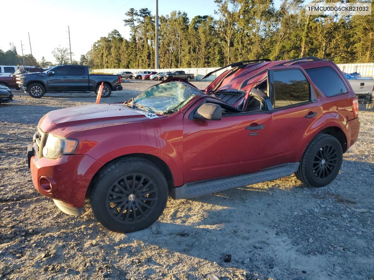 2012 Ford Escape Xlt VIN: 1FMCU0DG6CKB21032 Lot: 75195454