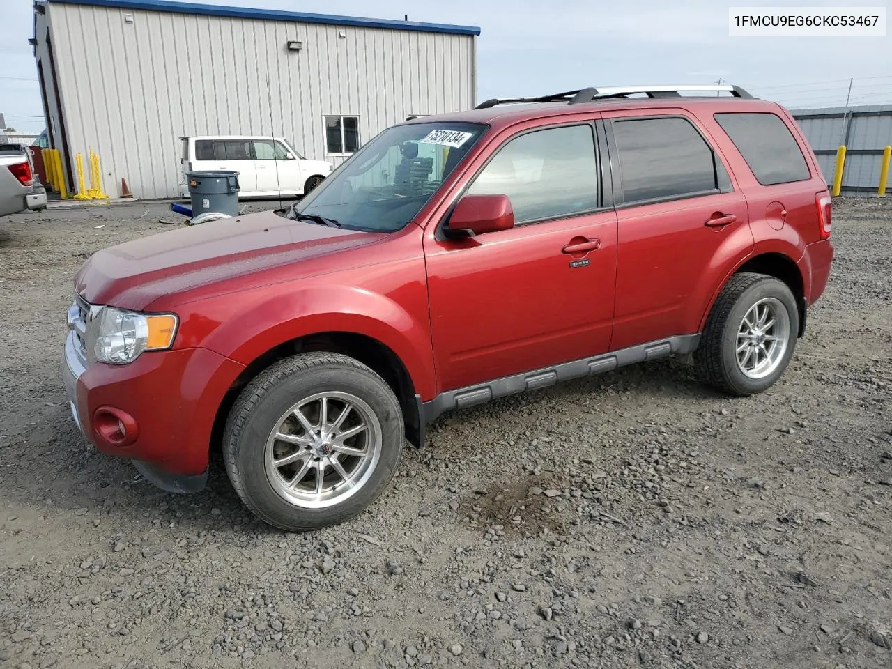 2012 Ford Escape Limited VIN: 1FMCU9EG6CKC53467 Lot: 75210134