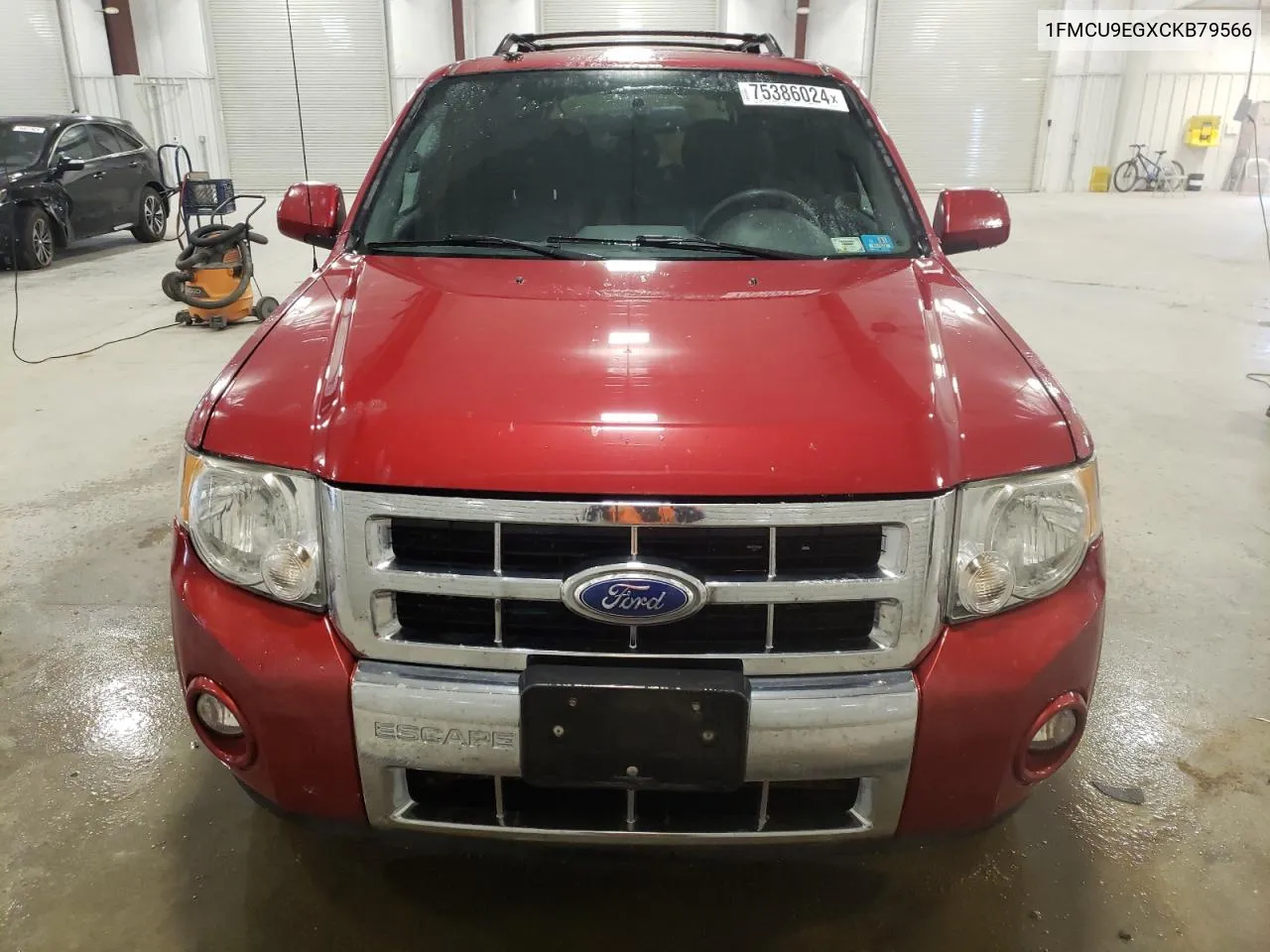 2012 Ford Escape Limited VIN: 1FMCU9EGXCKB79566 Lot: 75386024