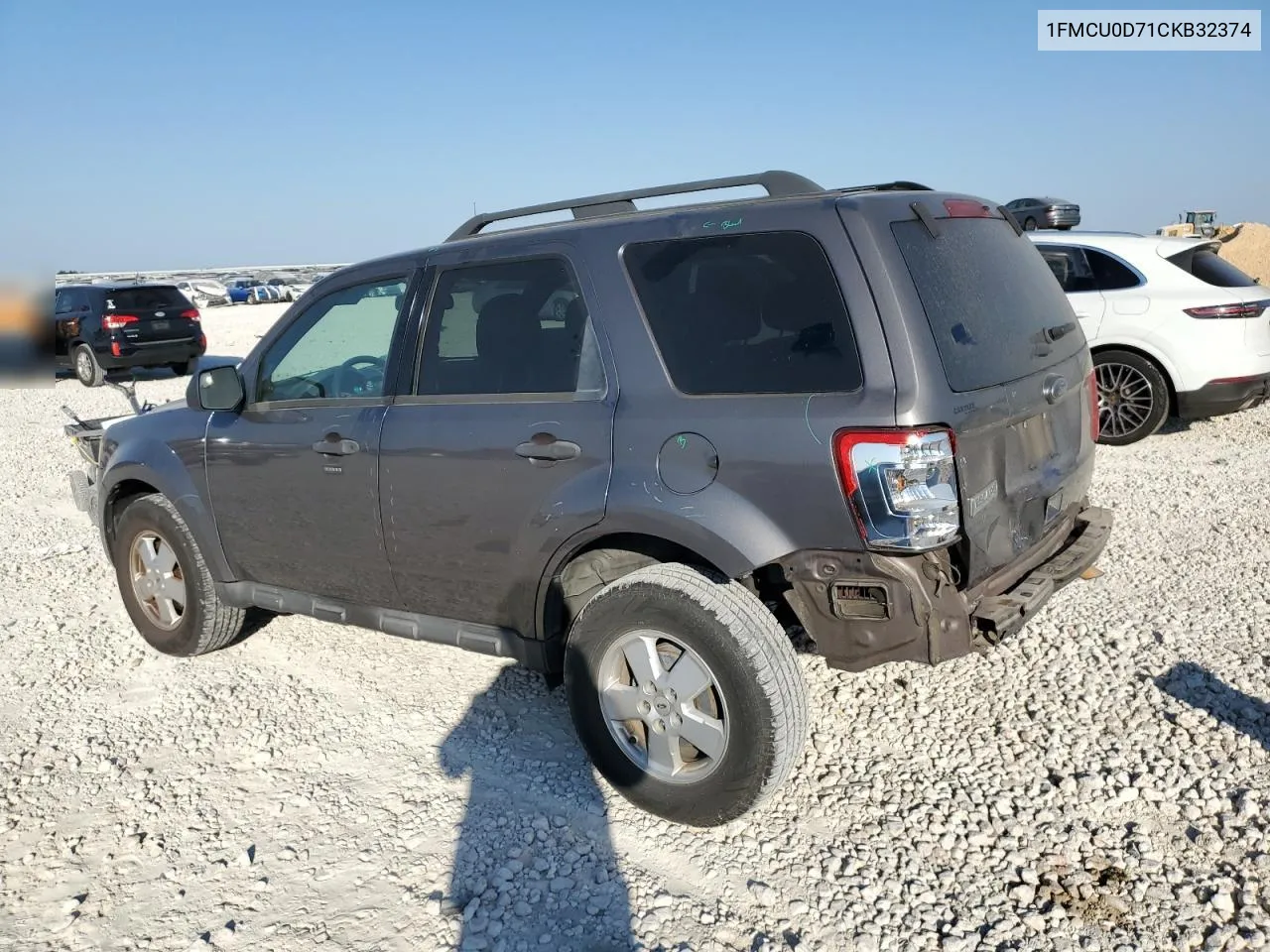 2012 Ford Escape Xlt VIN: 1FMCU0D71CKB32374 Lot: 75414584