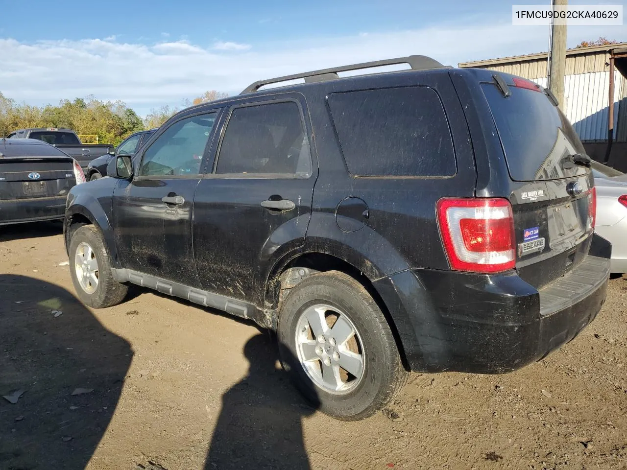 1FMCU9DG2CKA40629 2012 Ford Escape Xlt