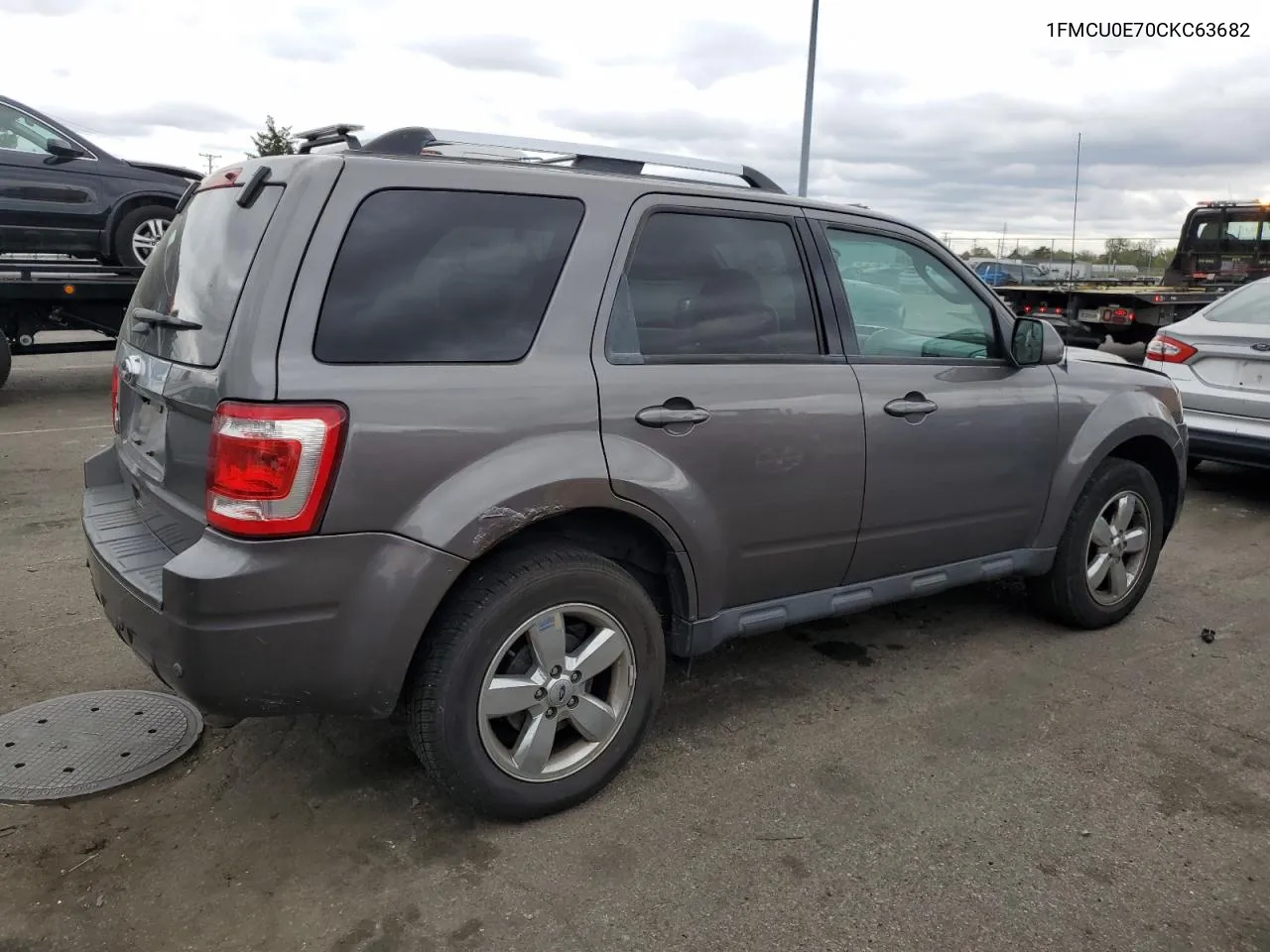 2012 Ford Escape Limited VIN: 1FMCU0E70CKC63682 Lot: 75645364