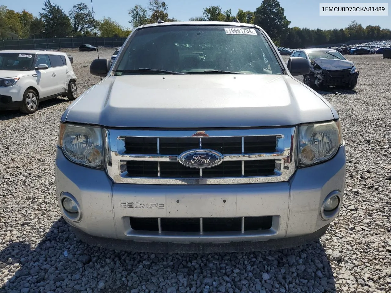 1FMCU0D73CKA81489 2012 Ford Escape Xlt