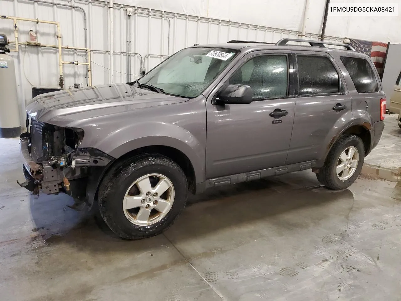 2012 Ford Escape Xlt VIN: 1FMCU9DG5CKA08421 Lot: 75670654