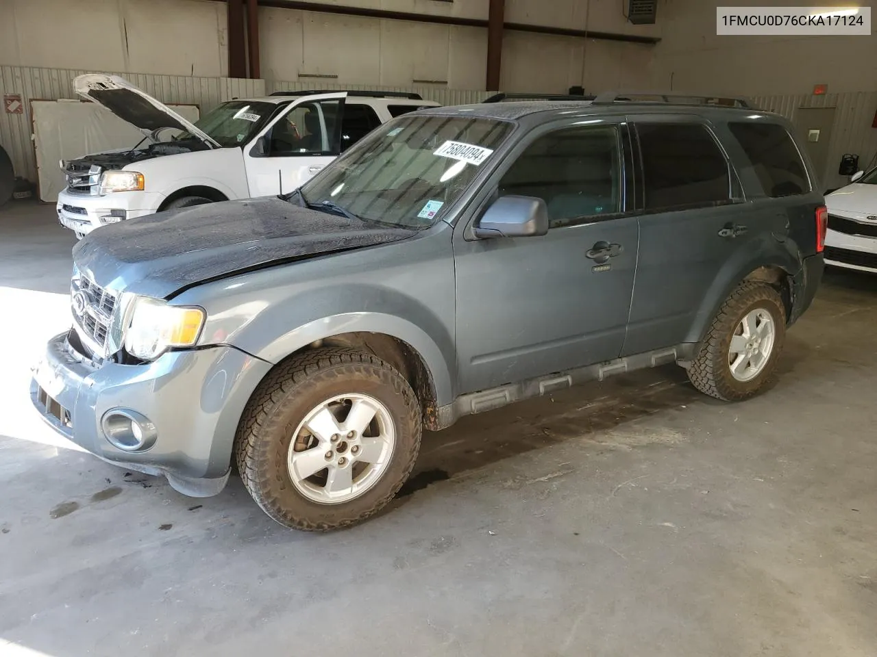 2012 Ford Escape Xlt VIN: 1FMCU0D76CKA17124 Lot: 75804094