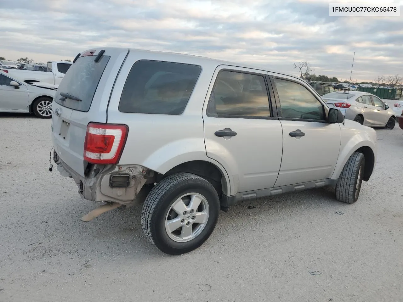 2012 Ford Escape Xls VIN: 1FMCU0C77CKC65478 Lot: 75807354