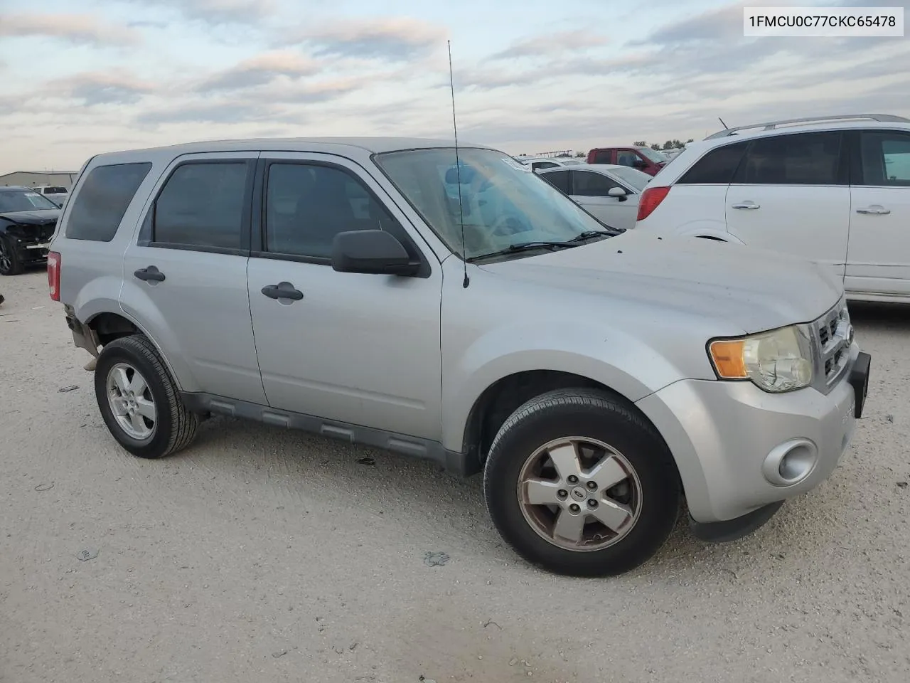 1FMCU0C77CKC65478 2012 Ford Escape Xls