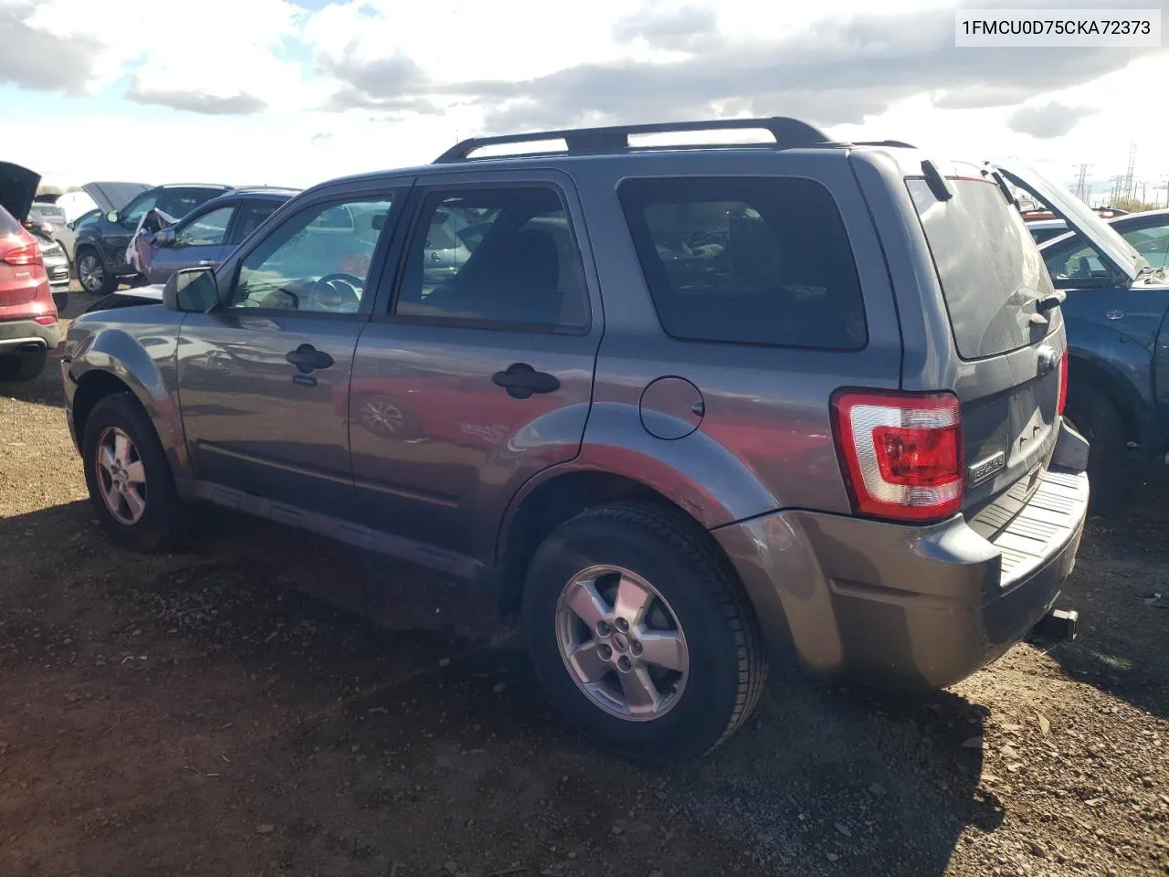 2012 Ford Escape Xlt VIN: 1FMCU0D75CKA72373 Lot: 75877494